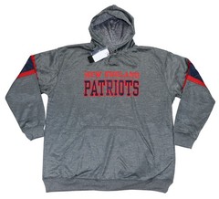 New England Patriots Fanatics Front Pocket Embroidered Hoodie Sweatshirt NWT