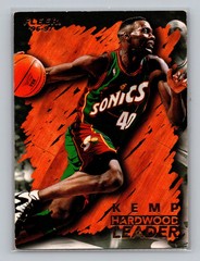 Shawn Kemp 144 1996-97 Fleer European Gold Gladiator LP Sports Card