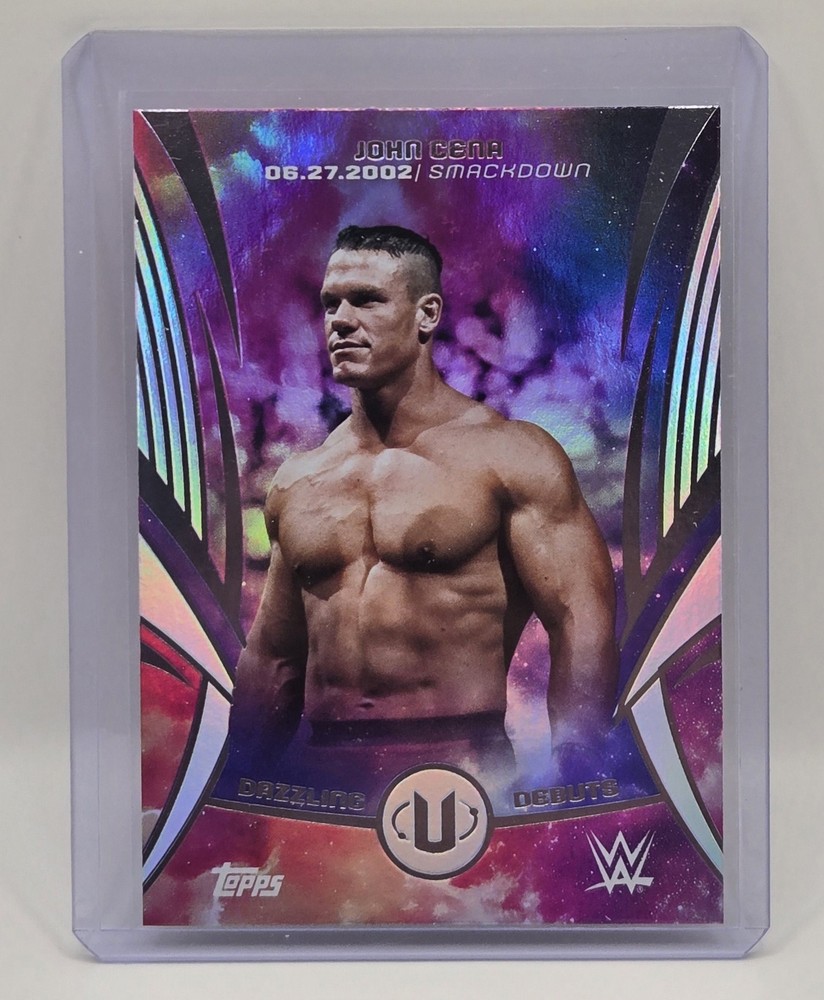 2025 Topps WWE Universe #DDE-1 John Cena Dazzling Debuts Insert Card