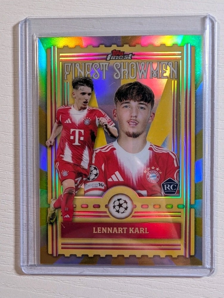 Lennart Karl 2025-26 Topps Finest UCL Showmen #FS7