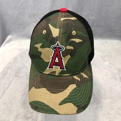 Sixth Man Promotions Los Angeles Angels Cammo Green Hook and Loop Baseball Cap