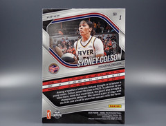 Sydney Colson 2025 Panini WNBA Prizm Basketball White Seismic No. 1 Fever