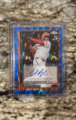2025 Topps Chrome Update Series TRENTON BROOKS Rookie Auto Blue Refractor #/150