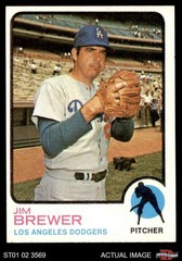 1973 Topps #126 Jim Brewer Dodgers 5 – EX