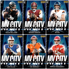 (32) 2024 Panini Instant Football – NFL MY CITY 1/587 SP – Complete Set – RC 🔥