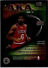 2003-04 Upper Deck Victory – A.K.A. Julius Erving #207