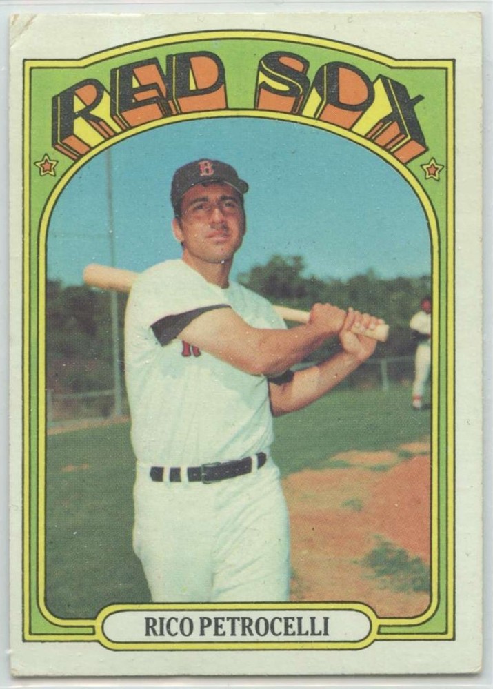 1972 TOPPS BASEBALL #30 RICO PETROCELLI BOSTON RED SOX VG-EX RAW B210905