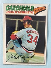 1977 Topps Baseball Lot (5) Cards #19, 48, 205, 263 & 541 John Denny