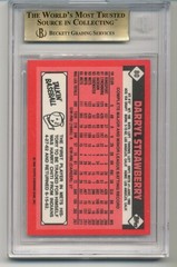 1986 Topps Tiffany Darryl Strawberry #80 BGS 9.5! Only Gem mint on Ebay! Rare!