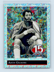 🚨ARTIS GILMORE 2025 LEAF 15TH ANNIVERSARY SILVER SHIMMER PARALLEL SSP 6/15‼️