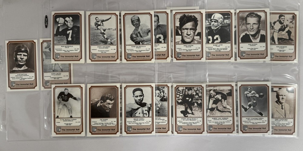 1974 Fleer Hall of Fame Complete 50 Card Set
