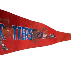 Vintage Harlem Globetrotters Pennant NBA Basketball Team Souvenir 70s 80s 30”🏀
