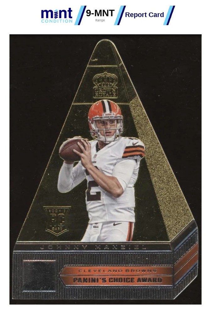 2014 CROWN ROYALE JOHNNY MANZIEL PC1 RC &lsquo;S CHOICE BROWNS MCG 10