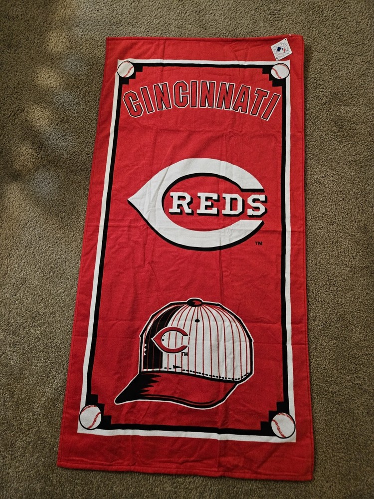 Cincinnati Reds Beach Towel MLB Baseball NWT 60×30