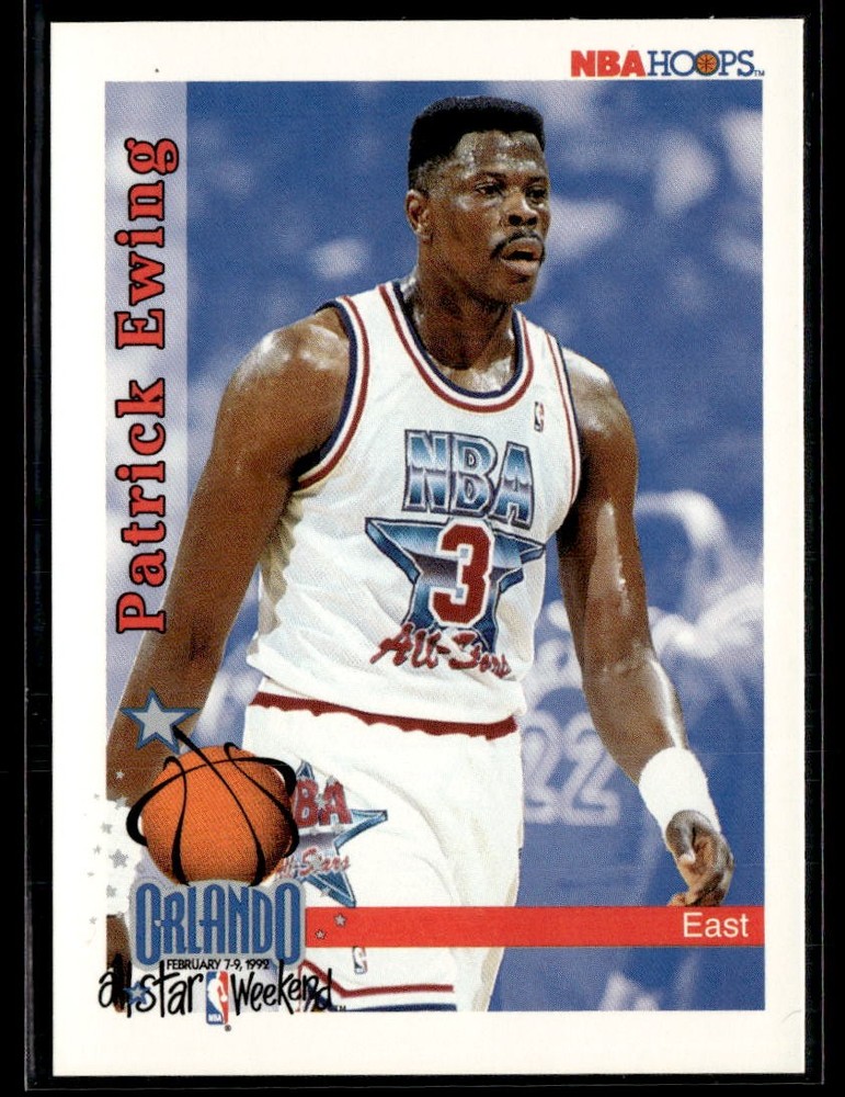 1992-93 Hoops #297 Patrick Ewing Knicks Basketball Card 3202F