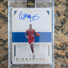 Panini 2015-16 National Treasures Signatures Danny Manning Auto /15 #S-DMG