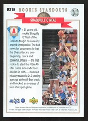 1992-93 Upper Deck Shaquille O&rsquo;Neal Rookie Standouts RC #RS15 Card – Quantity!