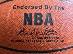 Vintage Michael Jordan Autographed Spalding Basketball With BNIB Storage Case