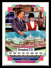 2026 Disneyland 70th #88 Dinseyland 10th Anniversary Dinsey Base Trading Card