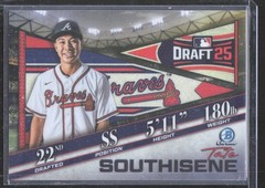 Tate Southisene 2025 Bowman Draft Chrome Draft Night BDN-7 Braves