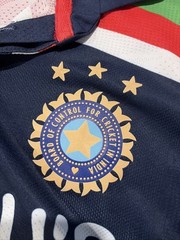 MPL Sports India National Cricket Jersey Men&rsquo;s Size XL Blue Polo