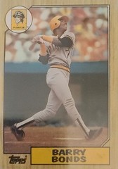 1987 Topps – Barry Bonds #320 (RC), 1993 Bleachers 23KT Gold Border WCG 10