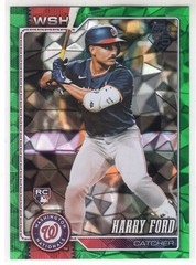 2026 Topps Series 2 #659 Green Diamante Harry Ford Rookie Numbered 33/99