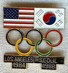 Vintage Olympic Pins, Medallions, Coins, Bag Tag from Many Years and Countries