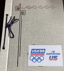 1988 United States Olympic Hockey Team Scrapbook US Hockey Team Winter Olympics