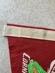 1960&rsquo;S NEBRASKA CORNHUSKERS FOOTBALL FULL SIZE PENNANT, Small Tear Upper Right