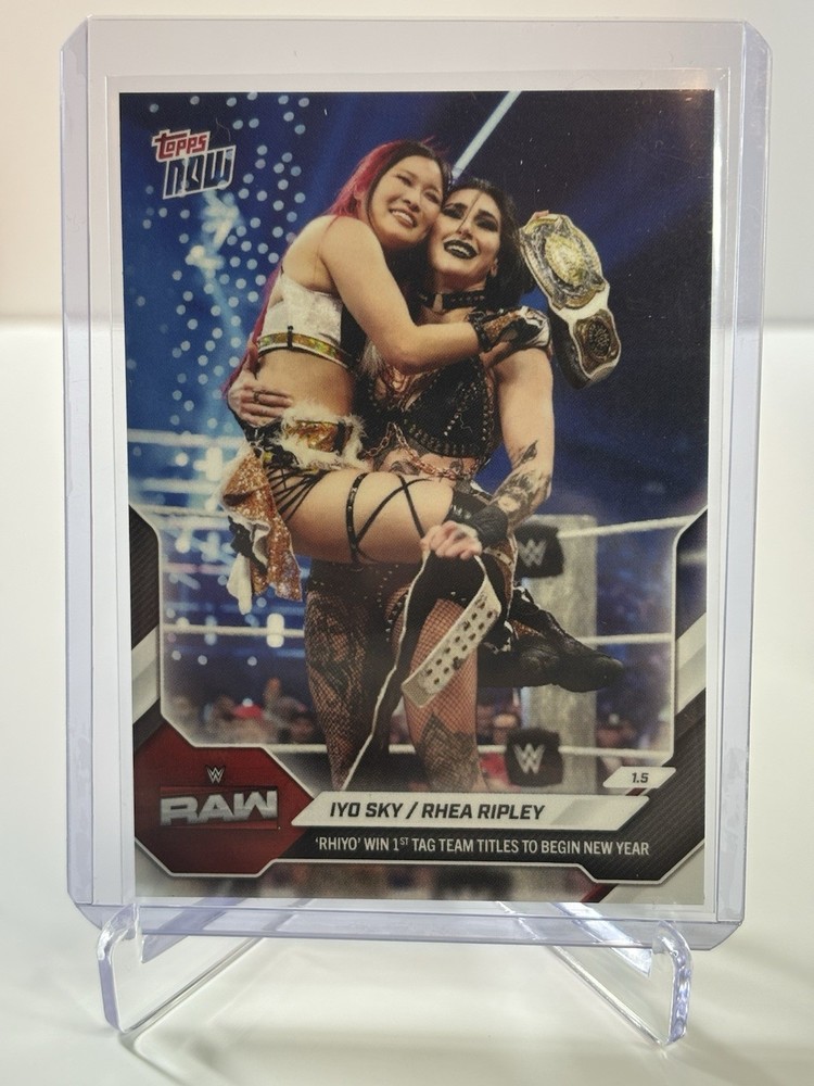 Iyo Sky/ Rhea Ripley Topps Now