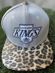 New Era Los Angeles Kings 9Fifty Black Leopard Brim Adjustable Hat New w Tags K3