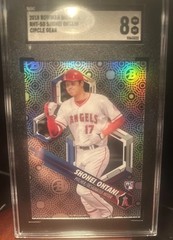2018 Bowman High Tek – Shohei Ohtani #RHT-SO Pattern 1 Circles (RC) SGC 8 NM