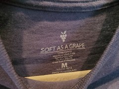 MLB Tampa Bay Rays Youth Med T Shirt Soft as a Grape Blue