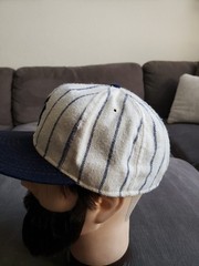 Vintage New York Yankees Wool Baseball Hat Cap Pinstripe American Needle 7 1/2