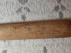 30&Prime; 1960s Old Vintage Yogi Berra Baseball Bat New York Yankees Joseph Kren Bat