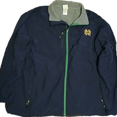 Knights Apparel University of Notre Dame Fighting Irish Full-Zip Softshell Jacke