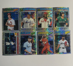 2026 Topps Heritage Silver Sparkle Chrome Lot (8 Cards)