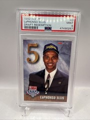 1992 HOOPS DRAFT REDEMPTION #D LAPHONSO ELLIS PSA 9