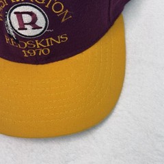 Vintage 80s 90s Washington Redskins Hat Roman NFL Throwbacks Snapback Cap 1970