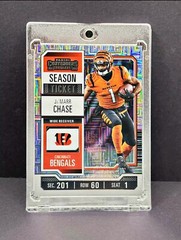 JA’MARR CHASE RARE MOJO TICKET REFRACTOR INVESTMENT CARD BENGALS ROY MVP MINT