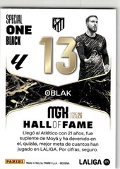 2025-26 Panini Megacracks MGK La Liga Oblak Special One Black