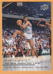 Brad Daugherty North Carolina Tar Heels 2014-15 Upper Deck March Madness #BD2