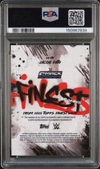 2025 Topps Finest WWE Jacob Fatu #FA-FTU Autograph PSA 10