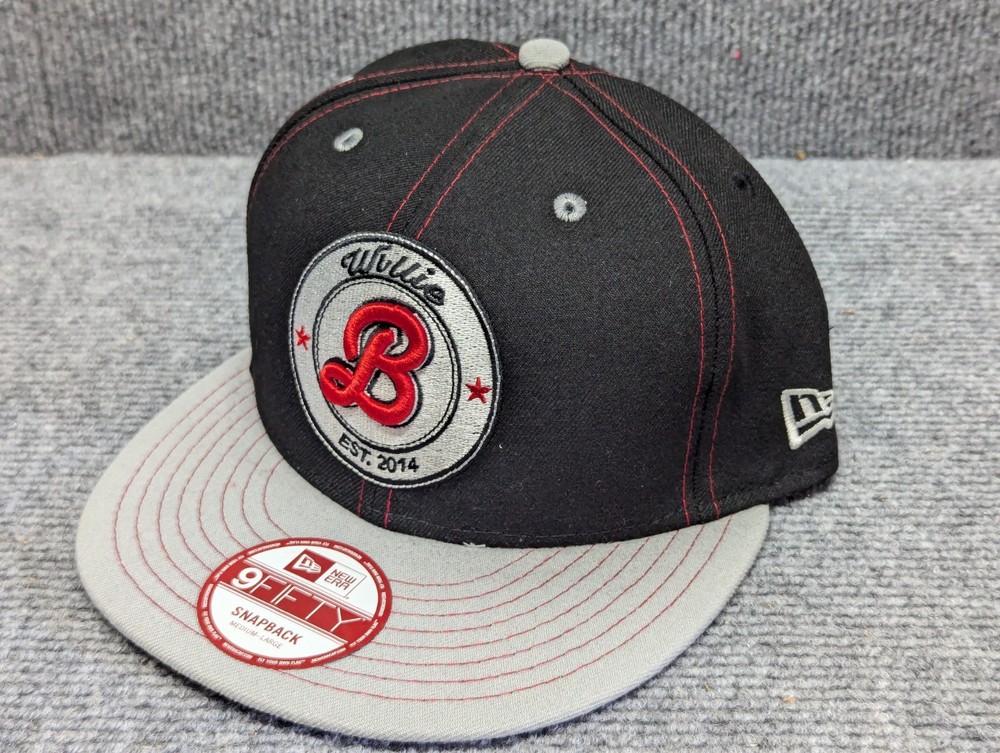 New Era 9Fifty Willie B Est 2014 SnapBack Black And Gray Basketball Hat