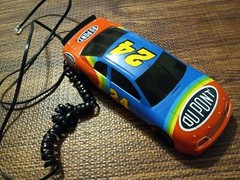 NASCAR Jeff Gordon Phone Columbia Tel-Com Collectible #24 Telephone Dupont 1991