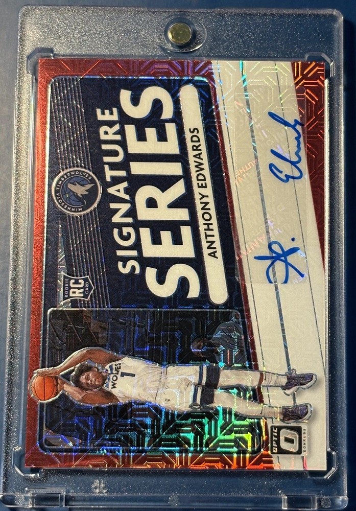 2020-21 Donruss Optic Signature Series Anthony Edwards RC #SS-AED Choice