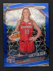 2025 Panini Prizm WNBA – Lucy Olsen #145 – Blue Velocity Prizm