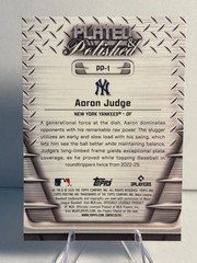 2026 Topps Pristine Plated & Polished Aaron Judge #PP-1 – Yankees