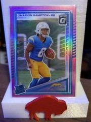 2025 Panini Donruss Pink Optic preview Rated Rookie Omarion Hampton #303